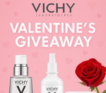 Vichy Valentine Giveaway - Win Vichy hair and skincare products worth $185