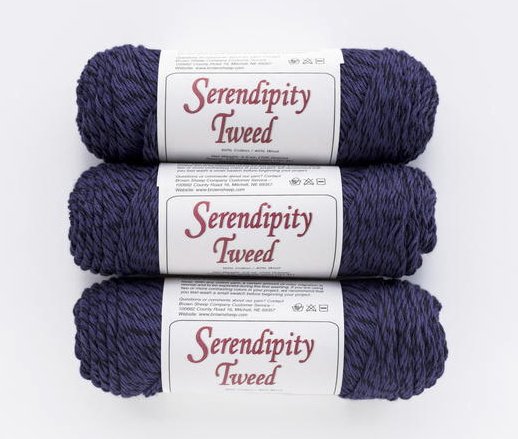 Victorian Purple Serendipity Tweed Yarn