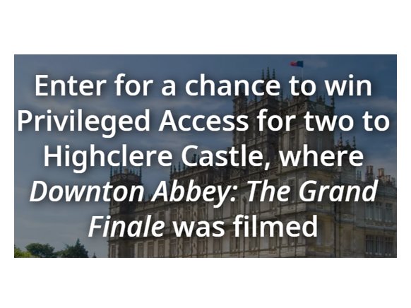 Viking Q4 2025 British Isles Explorer & Highclere Castle Sweepstakes - Win a 15-Day Cruise for 2 + Tour