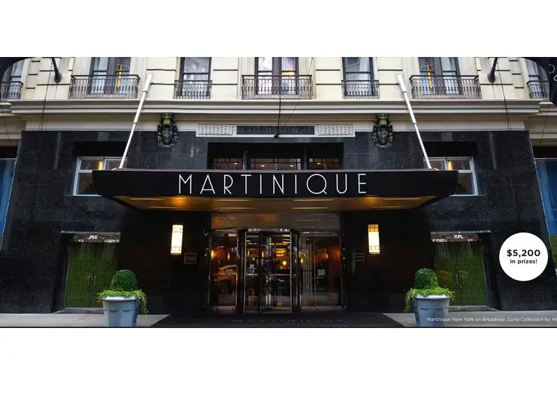 Vince Camuto New York Sweepstakes - Win A Trip To The Martinique New York On Broadway