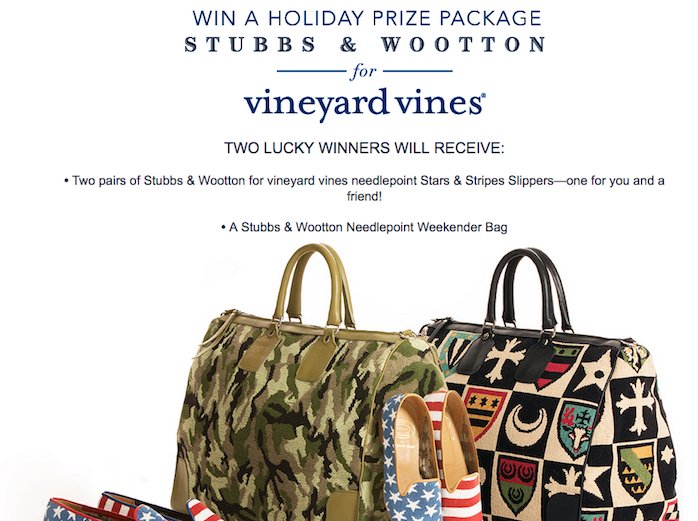 Vineyard Vines & Stubbs and Wootton Giveaway!