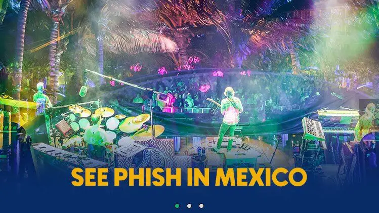 VIP Trip To Riviera Maya Sweepstakes – Win A 5-Night All - Inclusive Package For 2 To Experience Phish In Riviera Maya