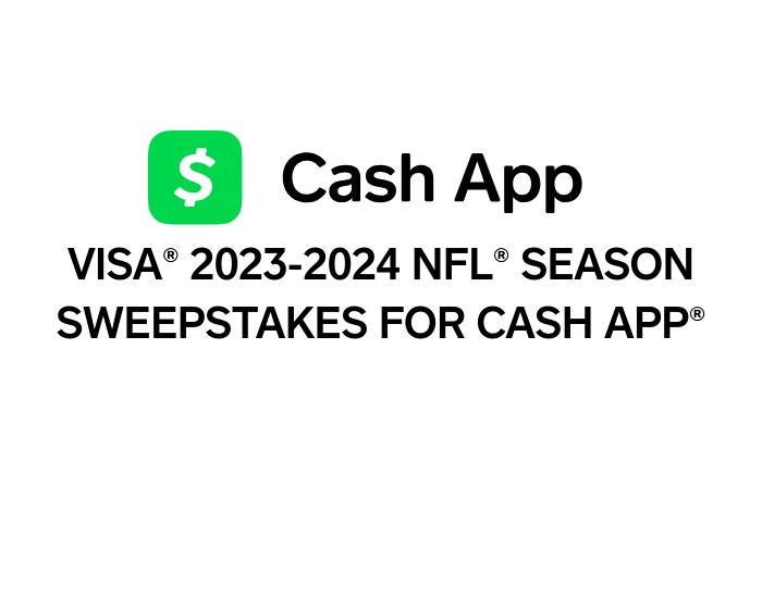 Visa 2023-2024 NFL Season Sweepstakes For Cash App - Win A Trip For Two To The 2024 NFL Draft And More
