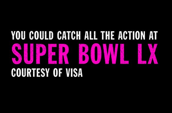 Visa 2025 NFL Sweepstakes for Sephora - Win A $38,300 Super Bowl Experience