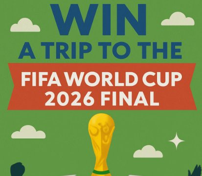 VISA DoorDash Crimson FIFA World Cup 2026 Sweepstakes - Win a Trip for 2 to the 2026 FIFA World Cup Final