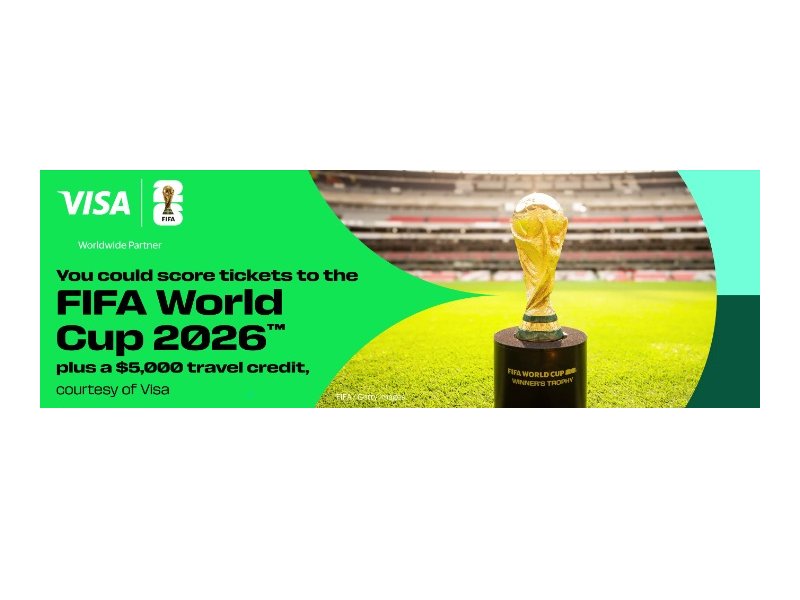 Visa FIFA World Cup 2026 Match Sweepstakes For TD Bank Cardholders - Win Two Tickets To A FIFA World Cup Group Stage Match (50 Winners)
