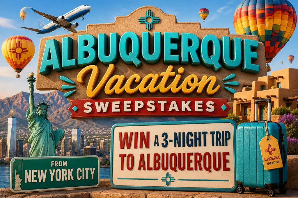 Visit Albuquerque Vacation Sweepstakes – Win A 3-Night Trip To Albuquerque From New York City