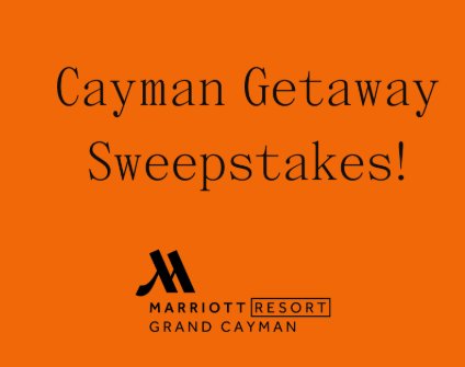 Visit Cayman Islands Cayman Getaway Sweepstakes - Win a 7-night trip to Grand Cayman
