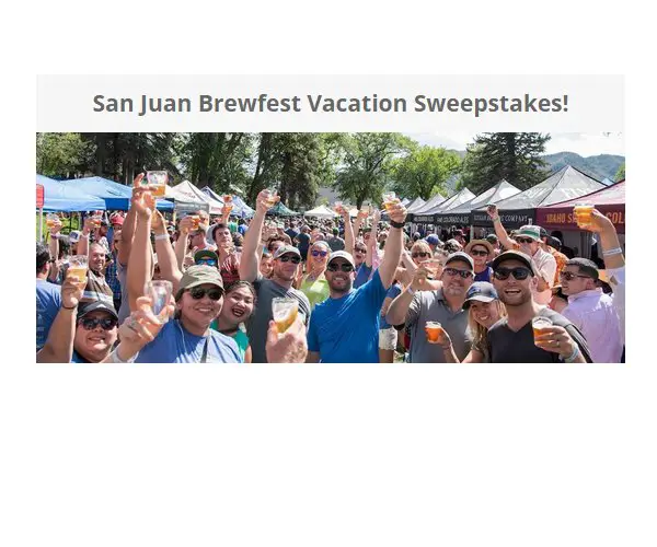 Visit Durango San Juan Brewfest Vacation Sweepstakes - Win A Getaway For Two To Durango, CO