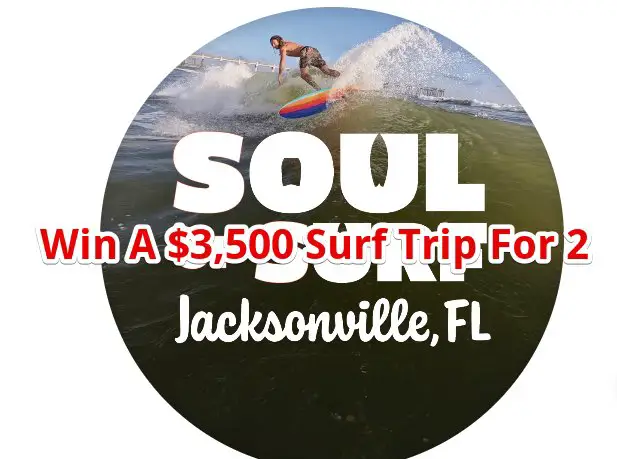 Visit Jacksonville x Soul of Surf Sweepstakes - Win A $3,500 Surf Trip For 2