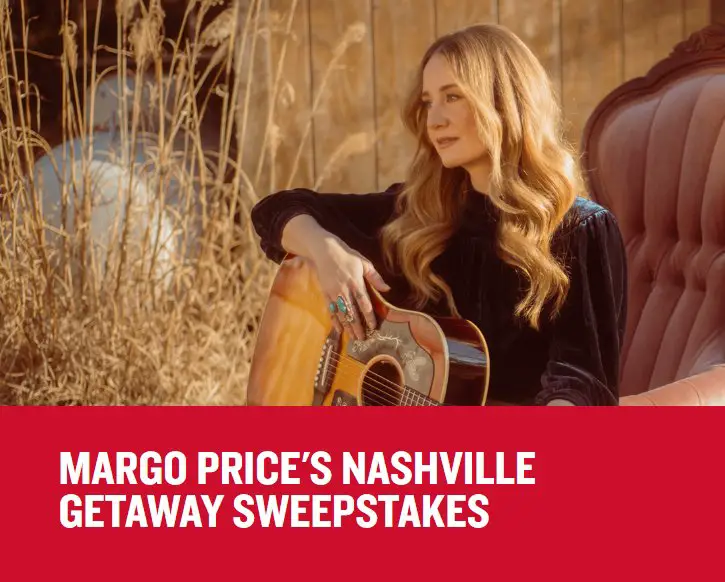 Visit Music City Margo Price Nashville Getaway Sweepstakes - Win a trip for 2 to a Margo Price concert in Nashville