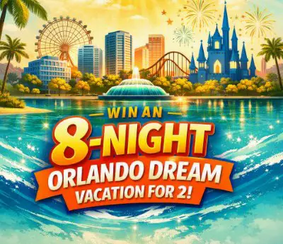 Visit Orlando Common Ground Orlando Sweepstakes - Win an 8-night Orlando Dream Vacation for 2