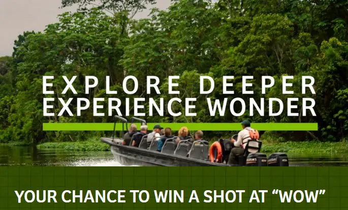 Visit Peru Explore Deeper. Experience Wonder. Sweepstakes - Win a 12-Day Trip for 2 To Peru