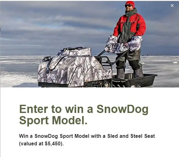 Visit Rome ATV Giveaway - Win A SnowDog Sport Model ATV With A Sled And Steel Seat
