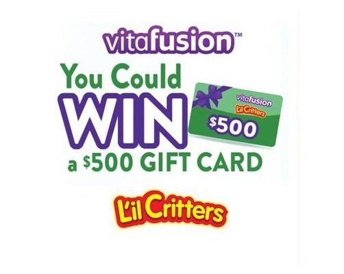 Vitafusion & L’il Critters® Giveaway - Win a $500 Prepaid Gift Card