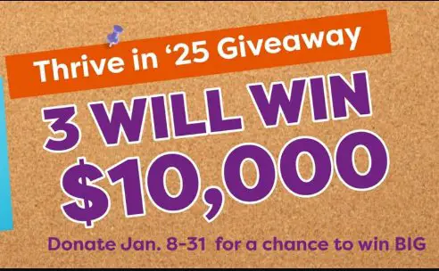 VITALANT Thrive In 2025 Giveaway – Win A $10,000 Prepaid Gift Card (3 Winners)