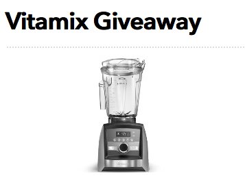 Vitamix Sweepstakes