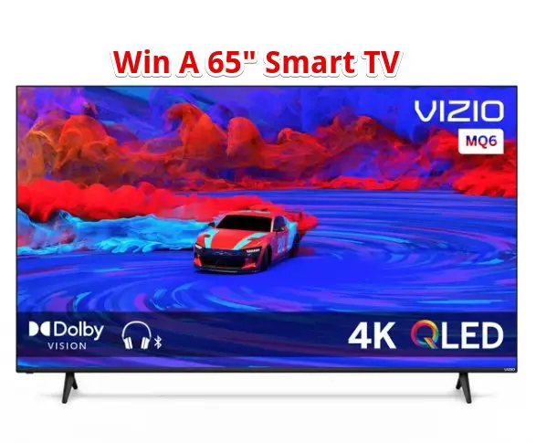 Vizio Win With WatchFree+ Sweepstakes -  Win A 65" Smart TV + Soundbar (3 Winners)