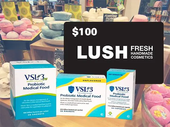 VSL3 Prize Package and $100 LUSH Gift Card