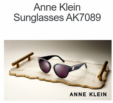 VSP Anne Klein Eyewear Giveaway - Win 5 Pairs Of Anne Klein Sunglasses