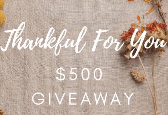 VSP Thankful For You $500 Giveaway - Win A $500 VISA Gift Card