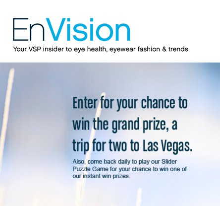 VSP's EnVision Vegas Sweepstakes