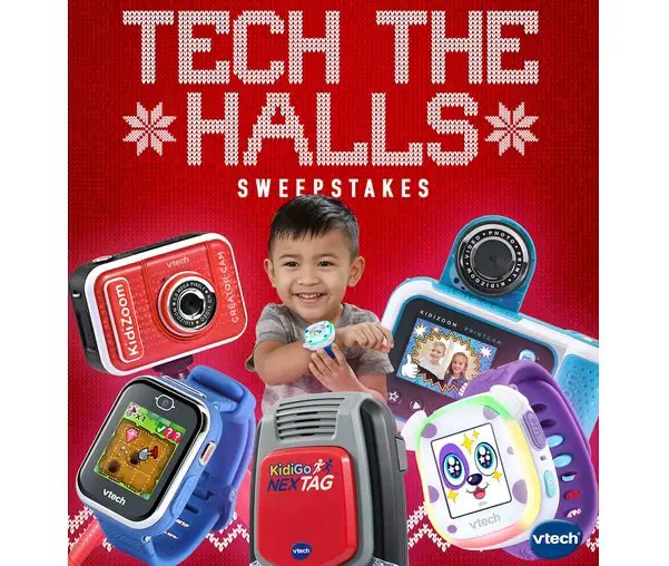 VTech Tech The Halls Sweepstakes - Win Smartwatches and Toys (5 Winners)