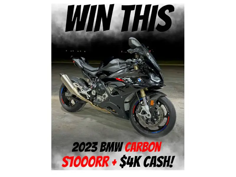 Vybes12 Giveaway - Win A 2023 BMW S1000RR & $4,000