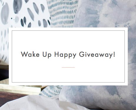 Wake Up Happy Sweepstakes