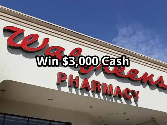 Walgreen Customer Satisfaction Sweepstakes – Enter For A Chance To Win $3,000 Cash