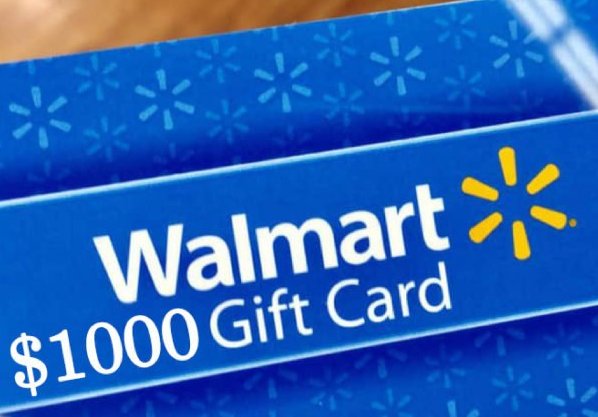 Walmart Gift Card Survey Sweepstakes - Win A $1,000 Or $100 Walmart Gift Card (755 Winners)