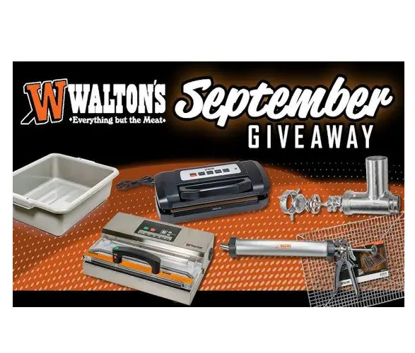 Walton's September Giveaway - Win a Grinder & a Vacuum Sealer