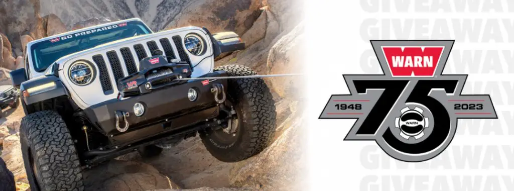 Warn Industries 75th Anniversary Giveaway - Win A M8274 Winch Or Official Merch