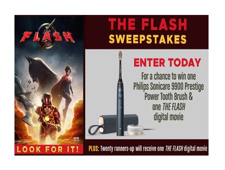 Warner Bros X The Flash Sweepstakes – Win A Philips Power Tooth Brush + THE FLASH Digital Movie For 20 Runners-Up
