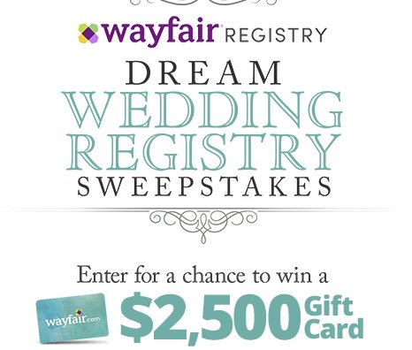 Wayfair Registry Sweepstakes