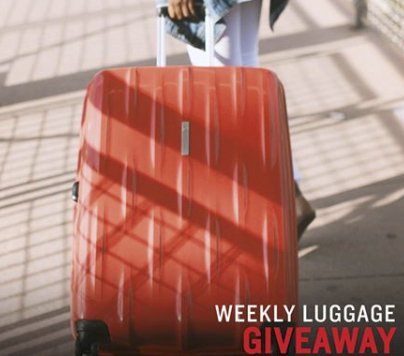 Weekly Luggage Set Giveaway