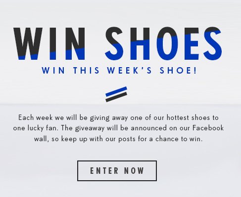 Weekly Shoe Giveaway, 52 Weeks