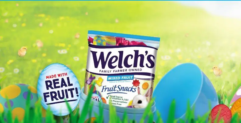 Welch’s Fruit Snacks Easter Egg Hunt Sweepstakes – Win A Welch’s Fruit Snacks Mega-Box