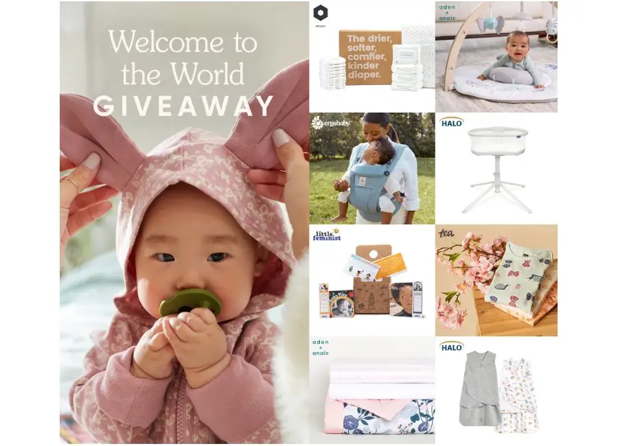 Welcome to the World Baby Giveaway - Win Baby Products worth $1,431