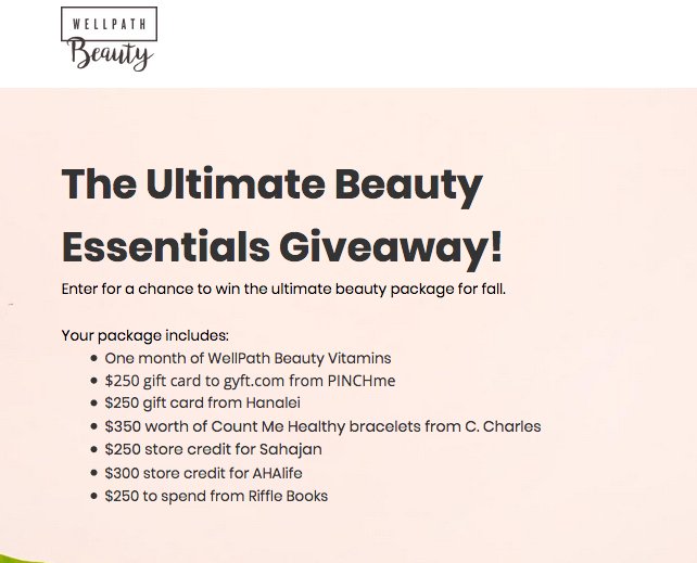 Wellpath Ultimate Beauty Essentials Giveaway