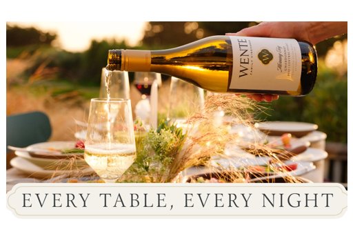 Wente Family Vineyards Every Table. Any Night. Hosting Kit Sweepstakes