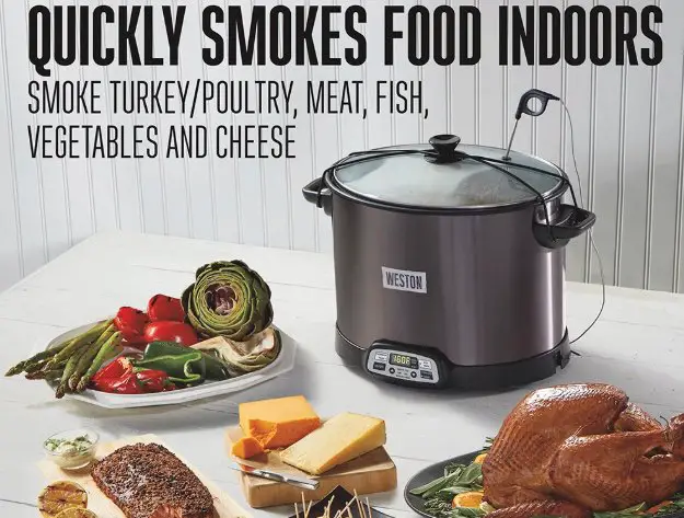 Weston 2-in-1 XL Indoor Smoker & 10-Quart Slow Cooker Giveaway - Win a Smoker-Cooker Combo