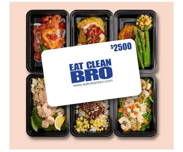 What's For Lunch Bro? EatCleanBro.com Giveaway - Win a $2,500 Gift Card