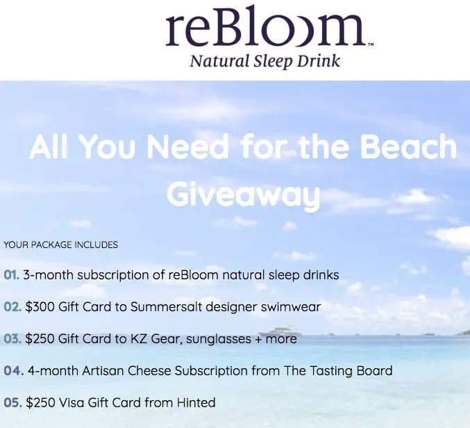 What You Need for the Beach Giveaway