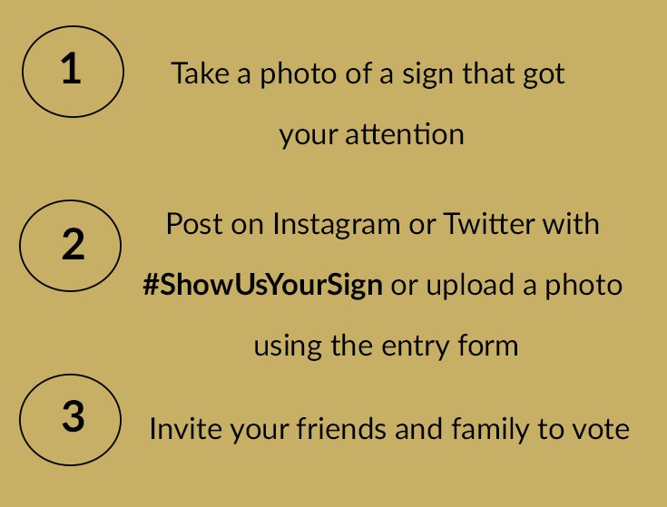 What's Your Sign? Contest