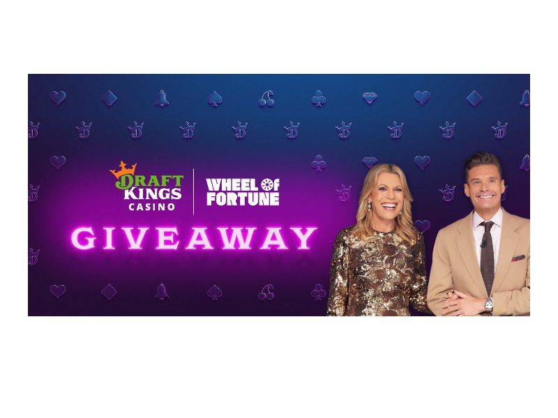 Wheel Of Fortune DraftKings Casino Giveaway - Win $10,000 & Merch (5 Winners)