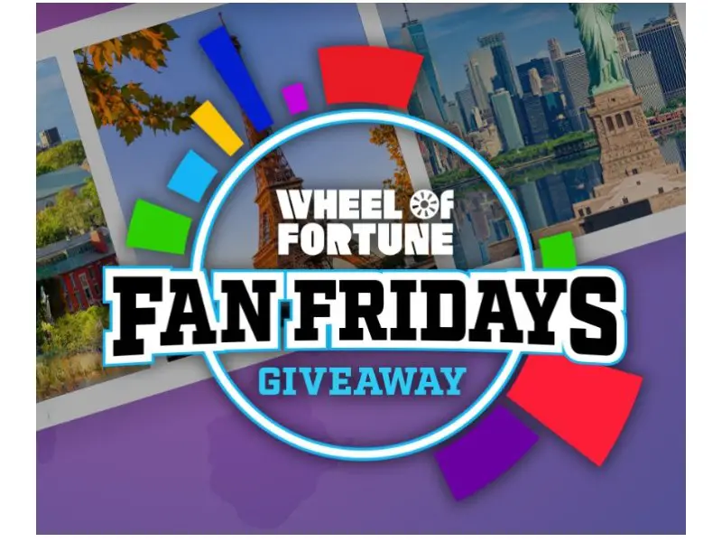 Wheel Of Fortune Fan Fridays Giveaway - Win Gift Cards, Travel Package & More
