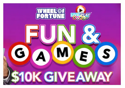 Wheel of Fortune Fun & Games $10K Giveaway 2023 - Win $10,000 Cash {5 Winners}