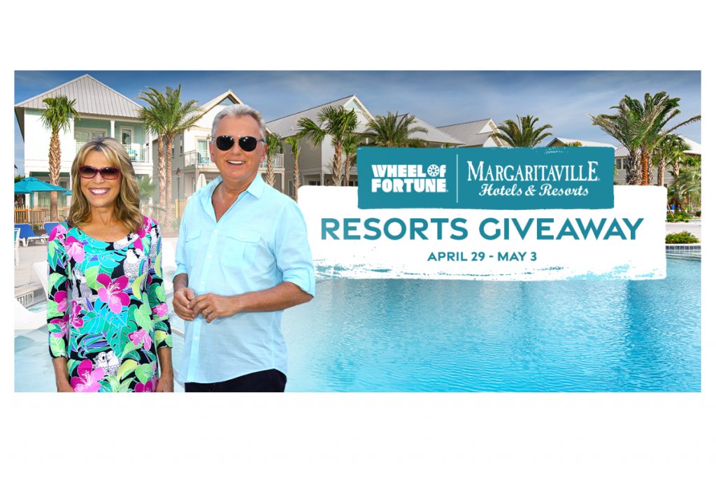Wheel Of Fortune Margaritaville Resorts Giveaway - Win A Trip 4 Four To Margargarita ville.