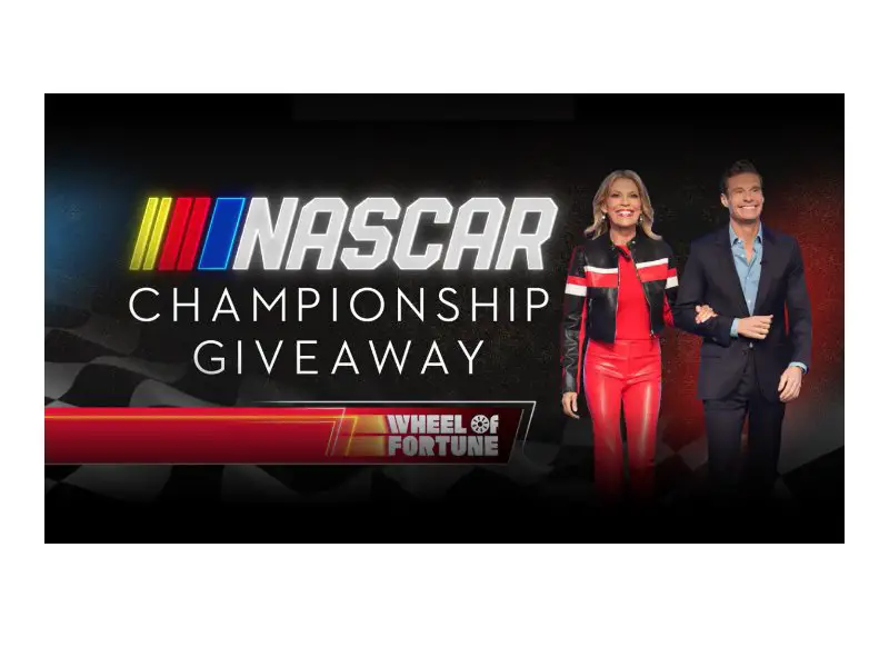 Wheel of Fortune NASCAR Championship Giveaway - Win A Trip For Two To Miami, FL For A NASCAR Race